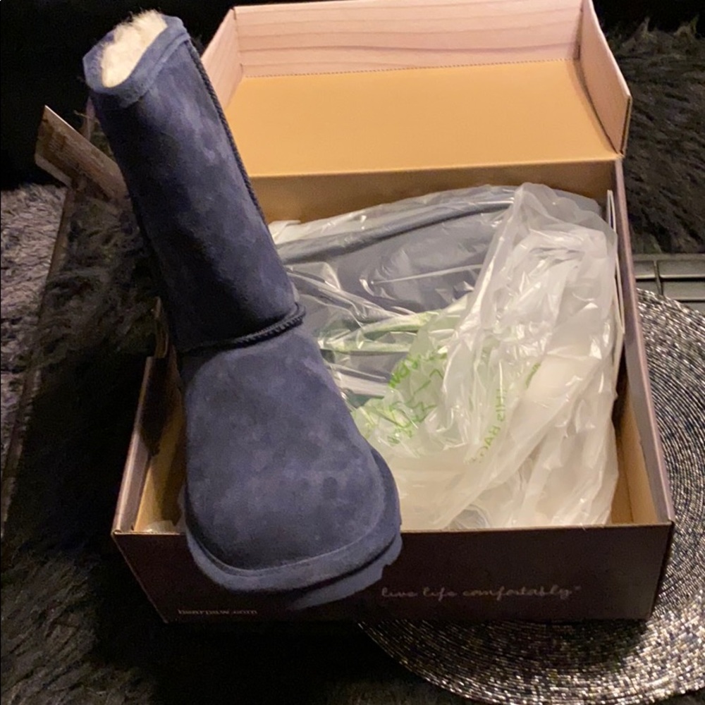 Brand Spank’in New. Suede Wool Wide Boots